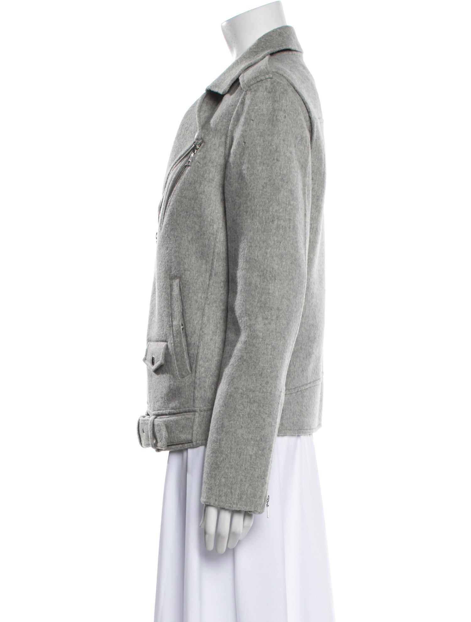 Theory Wool Biker Jacket