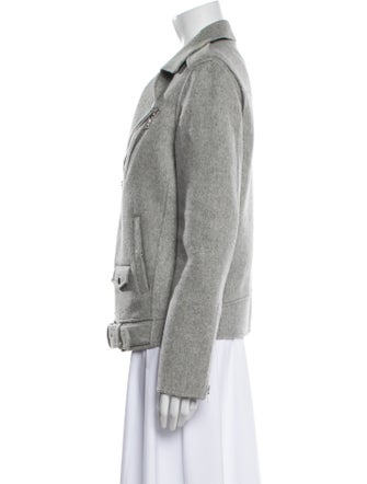 Theory Wool Biker Jacket