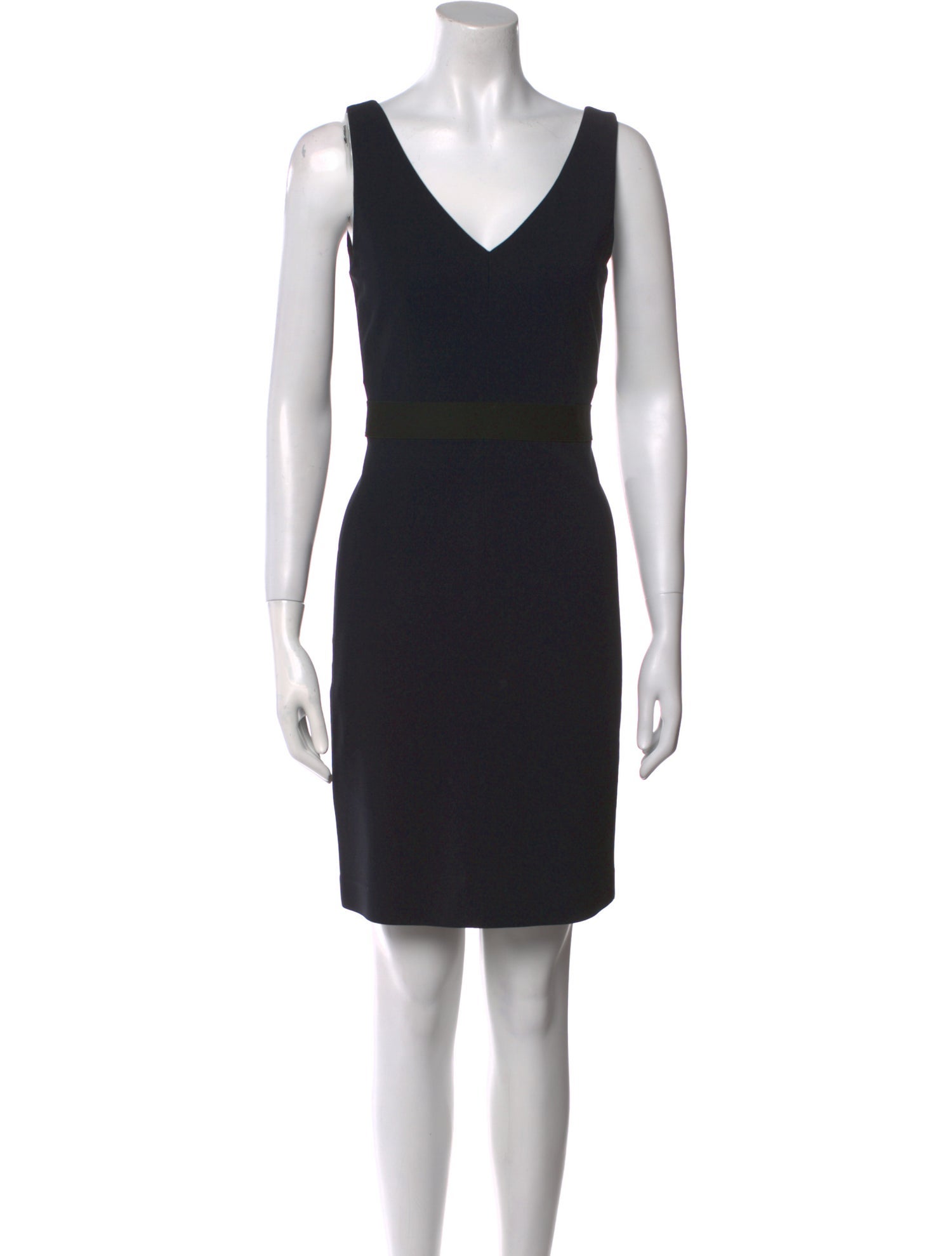 Theory V-Neck Mini Dress