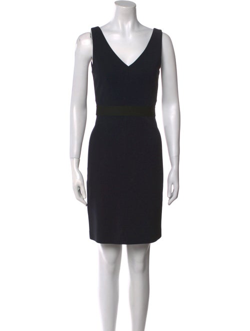 Theory V-Neck Mini Dress