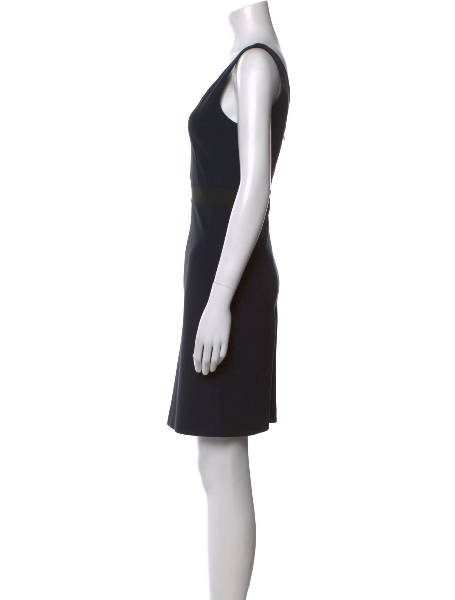 Theory V-Neck Mini Dress