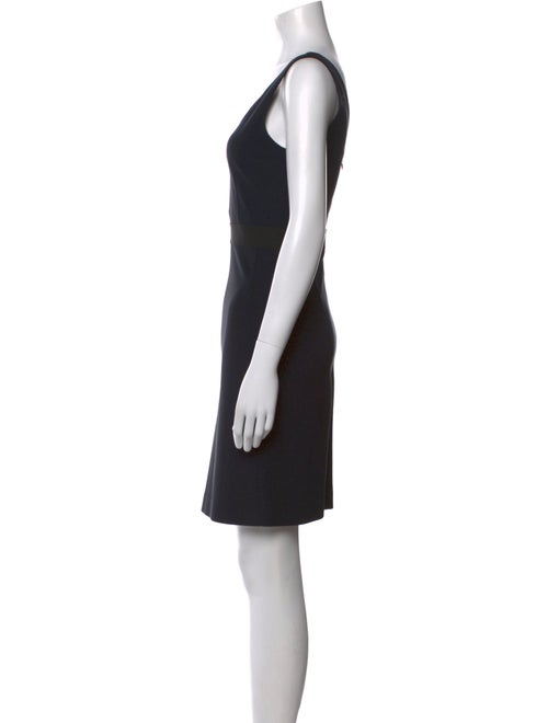 Theory V-Neck Mini Dress