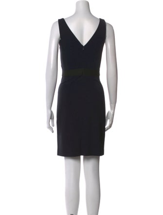 Theory V-Neck Mini Dress
