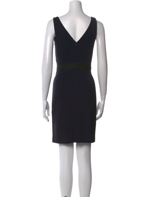 Theory V-Neck Mini Dress