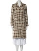 Theory Wool Houndstooth Print Coat
