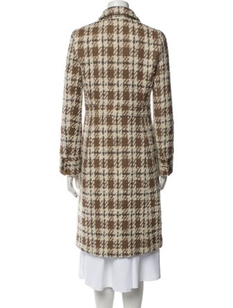 Theory Wool Houndstooth Print Coat