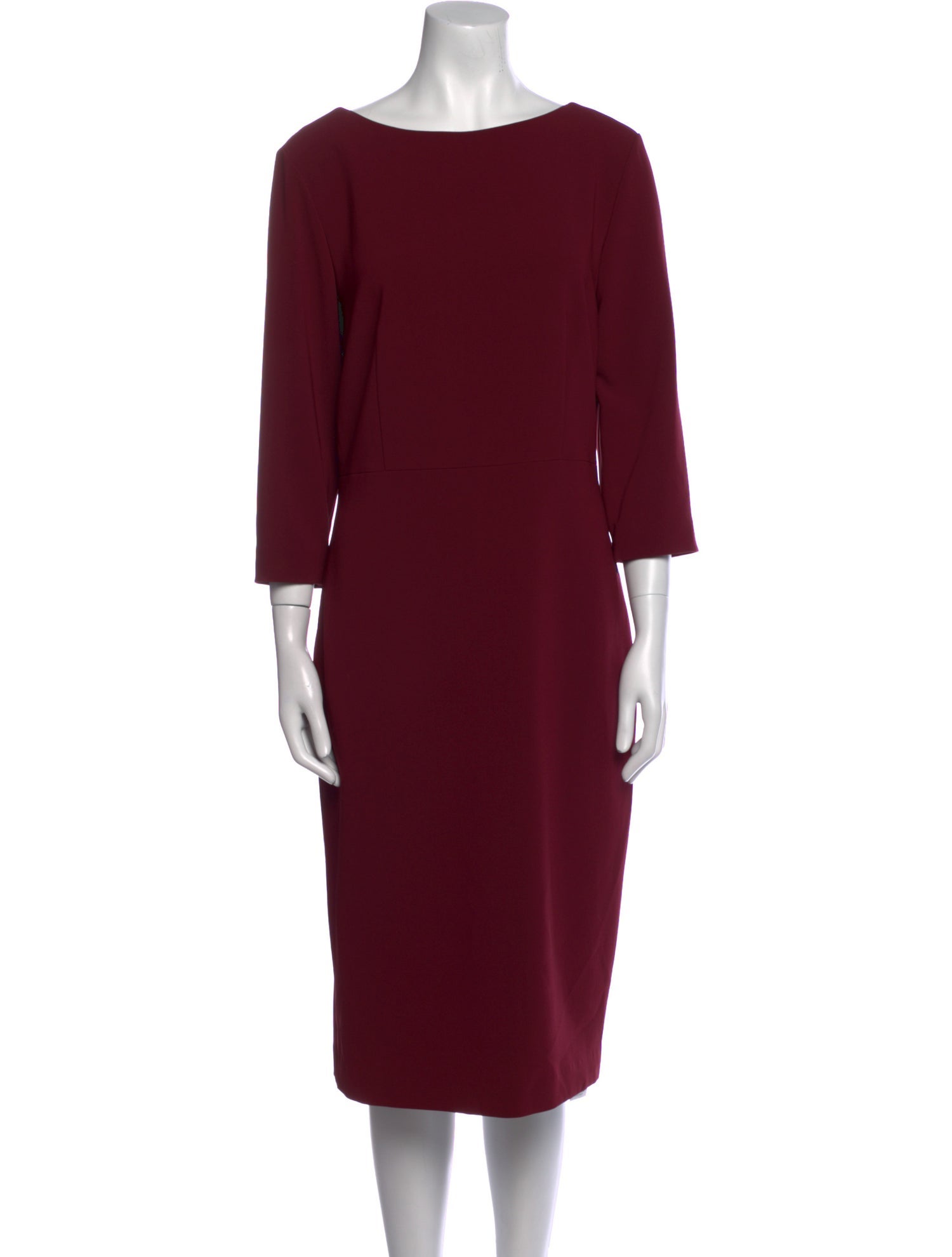 Theory Bateau Neckline Midi Length Dress