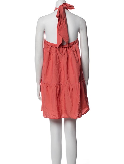 Theory Mock Neck Mini Dress