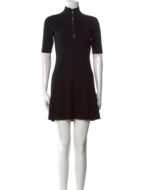 Theory Mock Neck Mini Dress