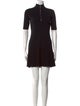 Theory Mock Neck Mini Dress