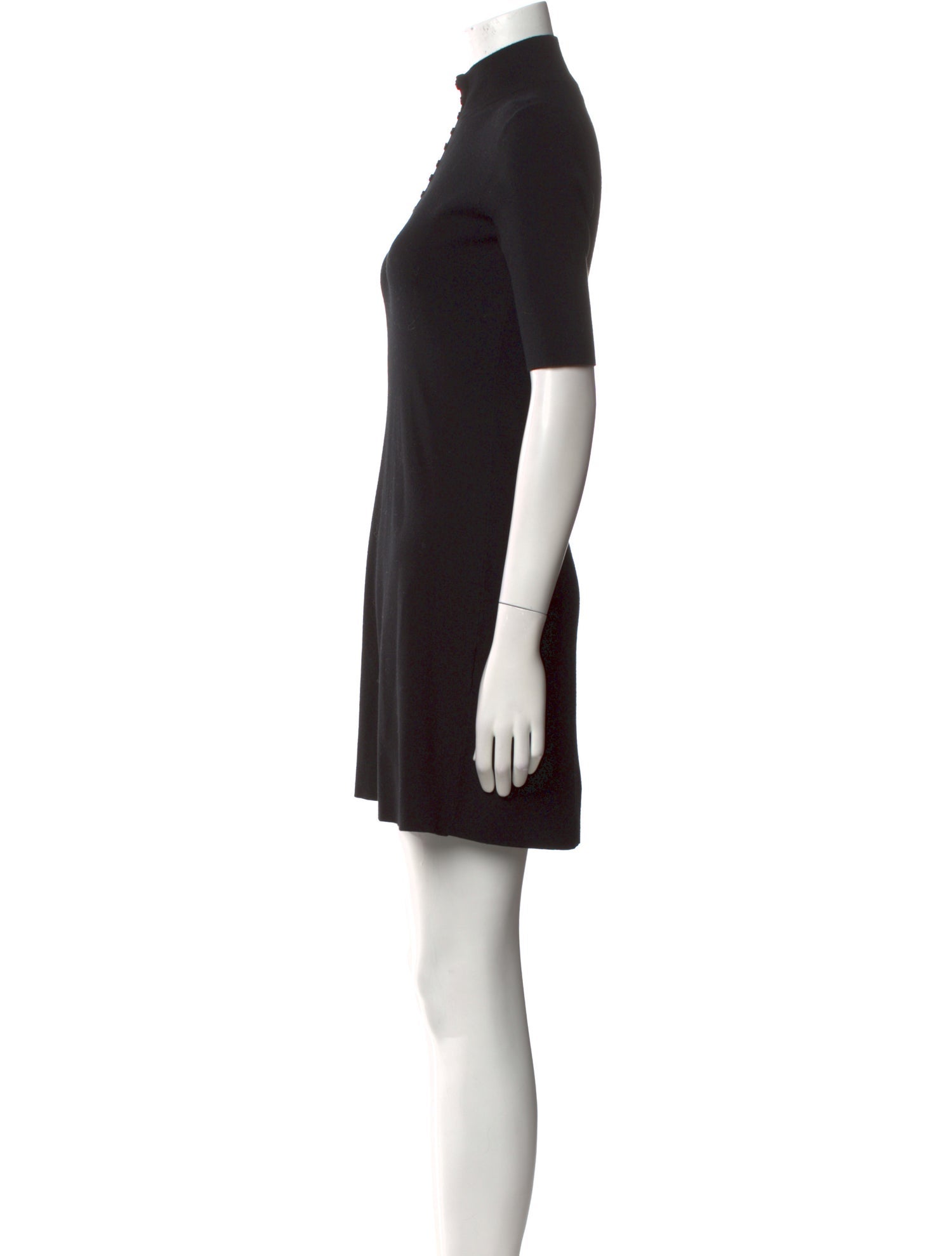 Theory Mock Neck Mini Dress