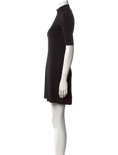 Theory Mock Neck Mini Dress