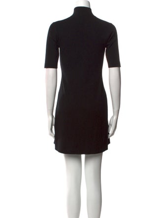 Theory Mock Neck Mini Dress