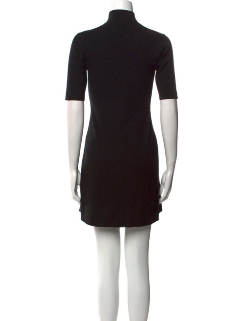 Theory Mock Neck Mini Dress