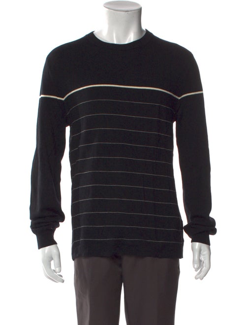 Theory Striped Crew Neck Pullover