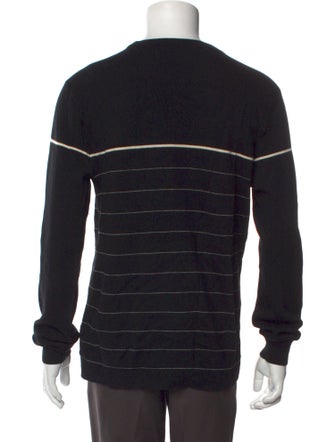Theory Striped Crew Neck Pullover