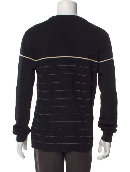 Theory Striped Crew Neck Pullover