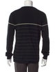 Theory Striped Crew Neck Pullover