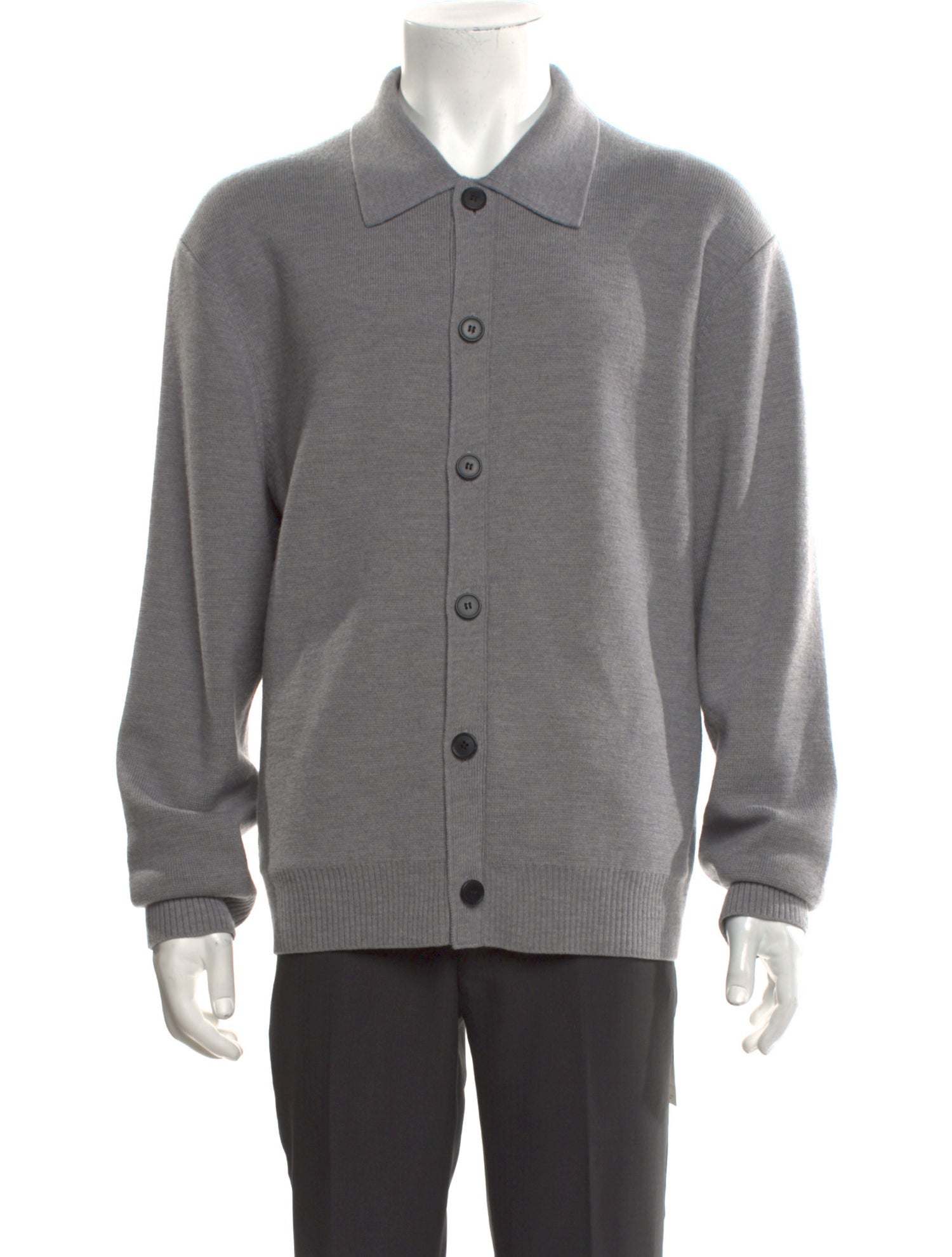 Theory Merino Wool Collar Cardigan