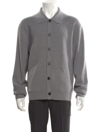 Theory Merino Wool Collar Cardigan