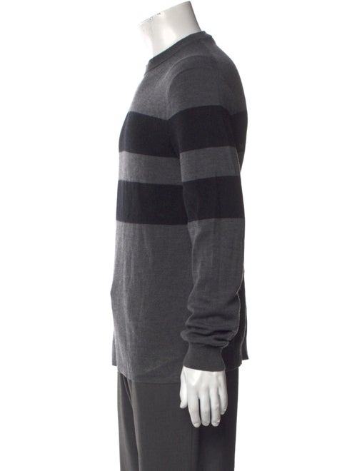 Theory Striped Crew Neck Pullover