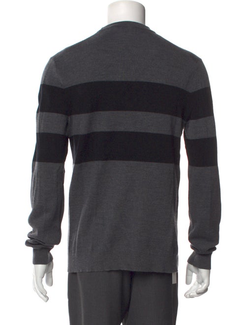 Theory Striped Crew Neck Pullover