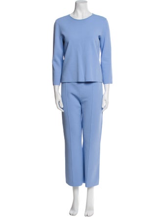 Theory Pleated Accents Pant Set