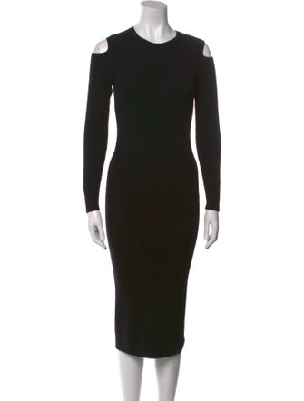 Theory Wool Midi Length Dress