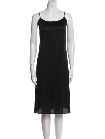Theory Scoop Neck Knee-Length Dress