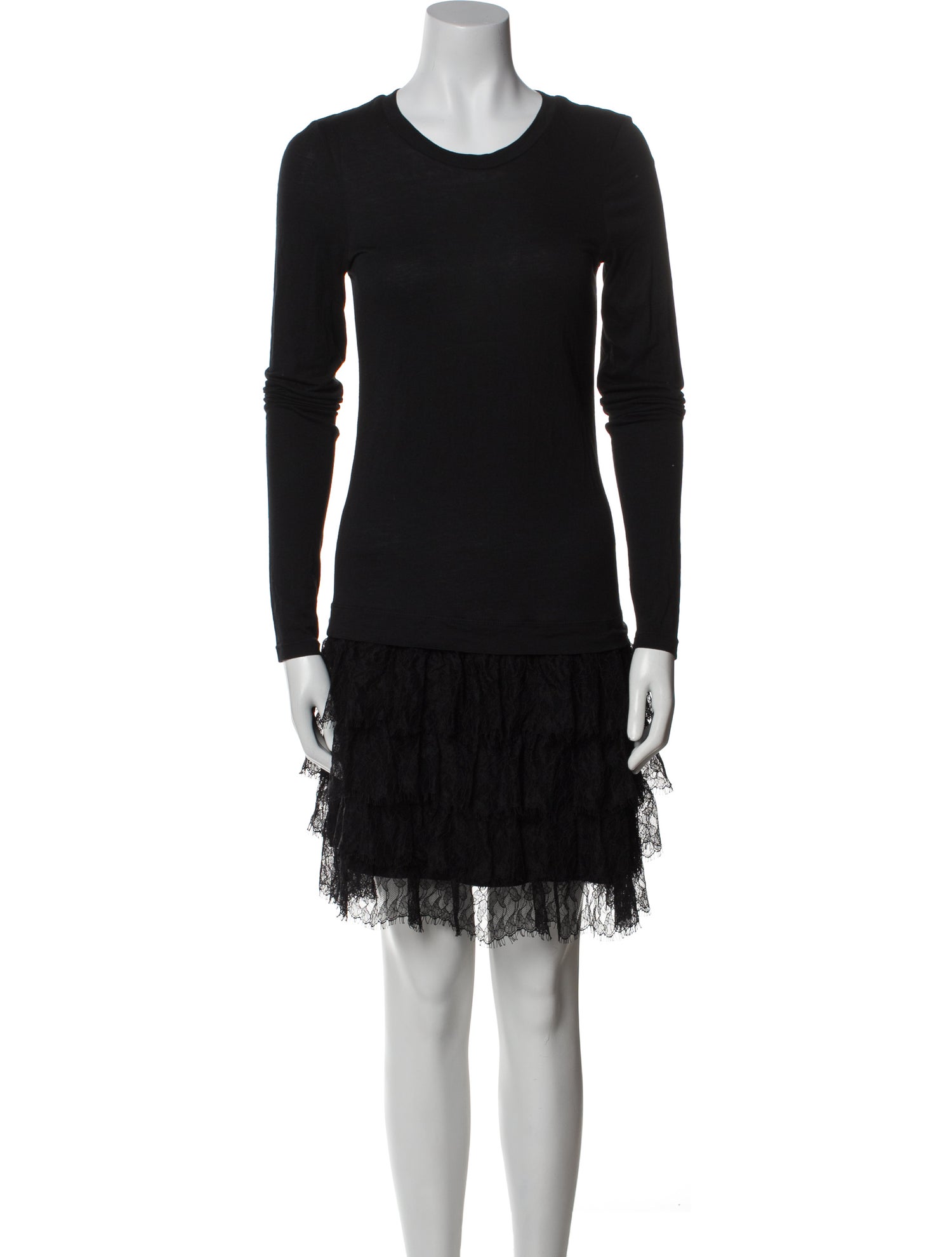 Theory Crew Neck Mini Dress