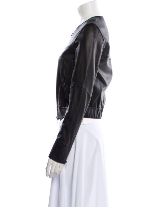 Theory Lamb Leather Biker Jacket