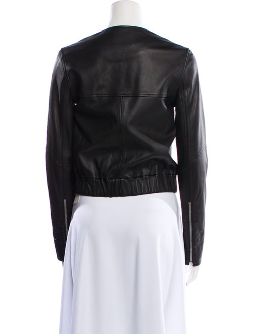 Theory Lamb Leather Biker Jacket