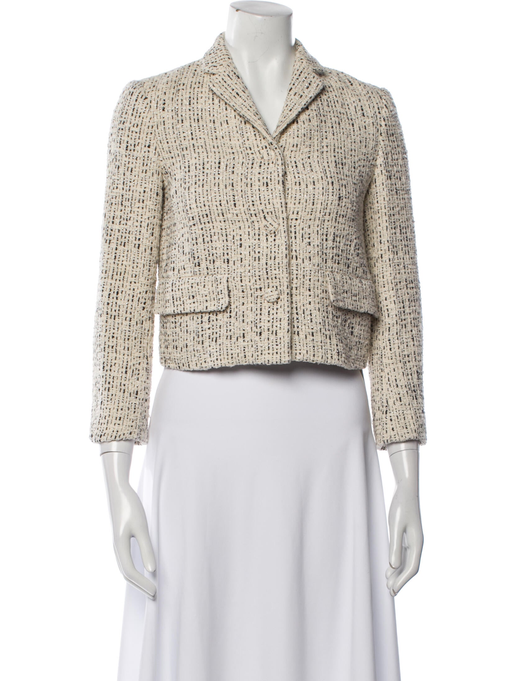 Theory Tweed Pattern Blazer