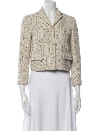 Theory Tweed Pattern Blazer