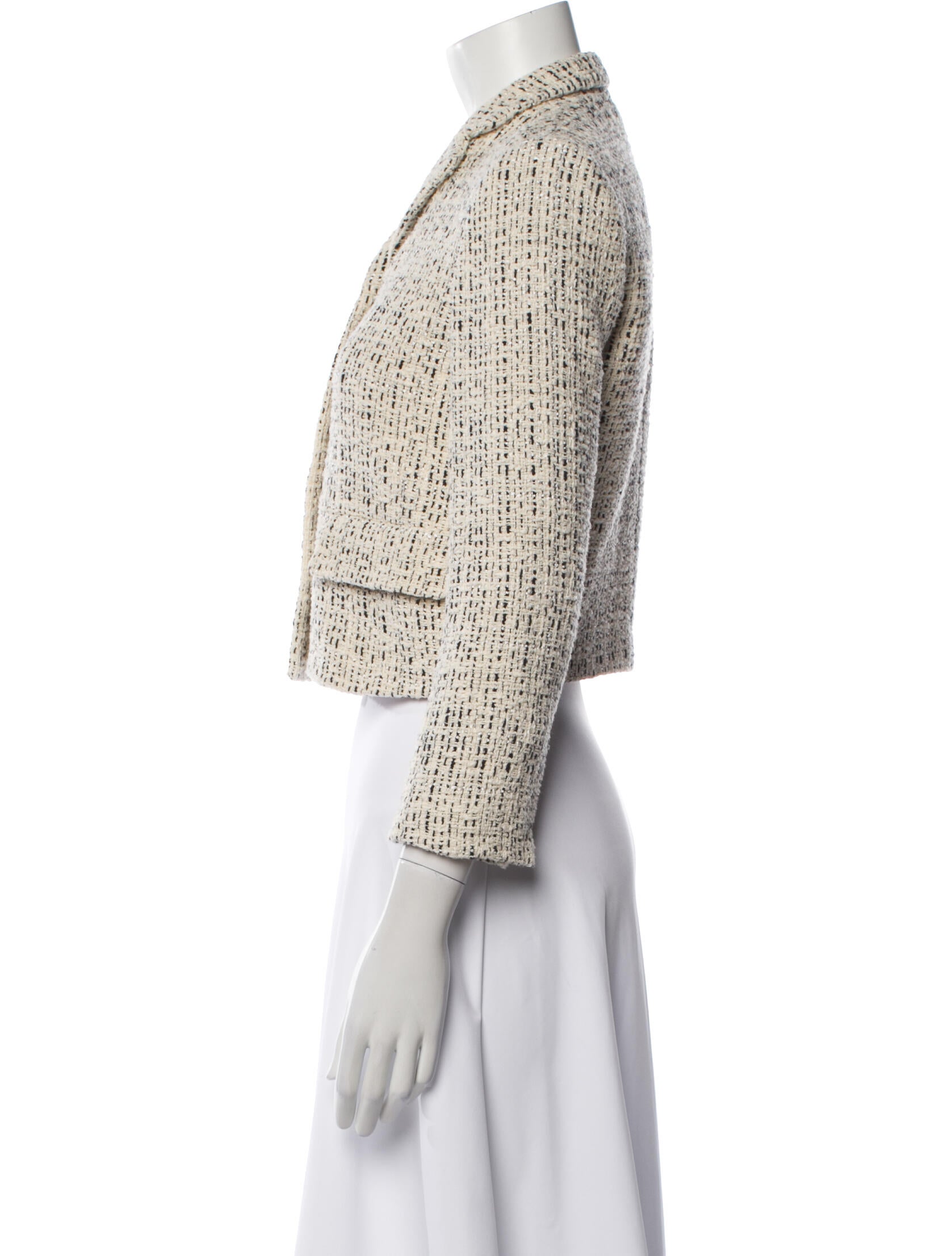 Theory Tweed Pattern Blazer