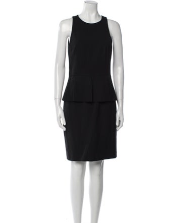 Theory Virgin Wool Knee-Length Dress