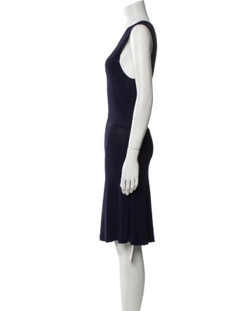 Theory Scoop Neck Knee-Length Dress