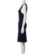 Theory Scoop Neck Knee-Length Dress