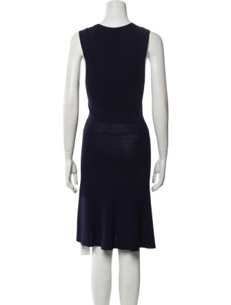 Theory Scoop Neck Knee-Length Dress