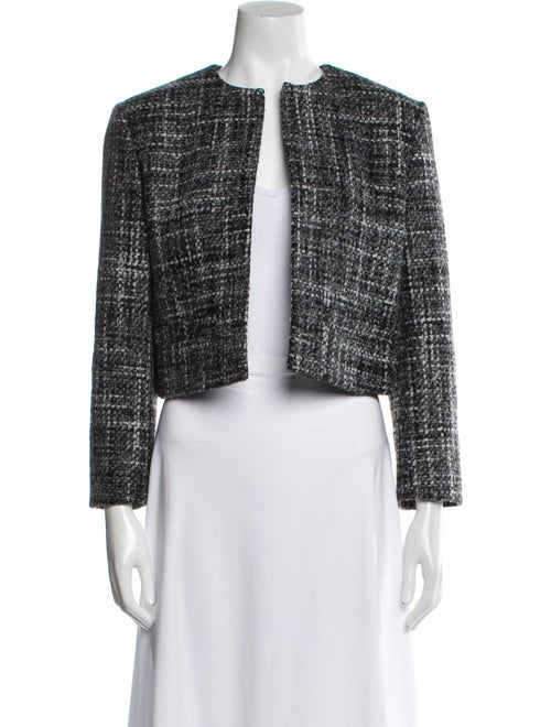 Theory Wool Tweed Pattern Evening Jacket