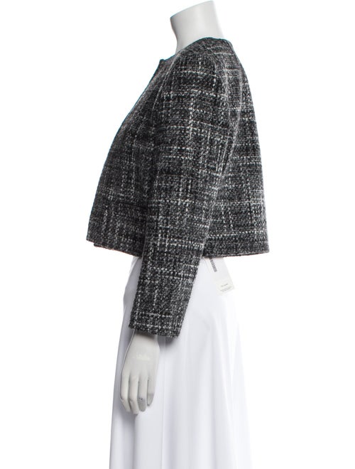 Theory Wool Tweed Pattern Evening Jacket