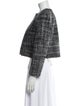 Theory Wool Tweed Pattern Evening Jacket