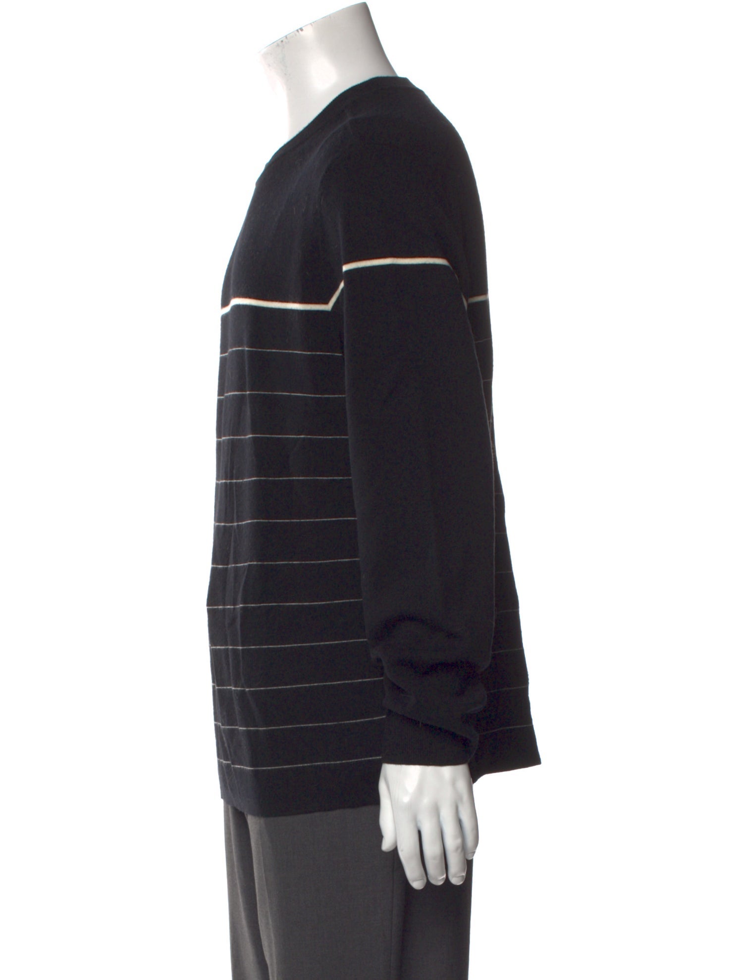 Theory Merino Wool Striped Pullover