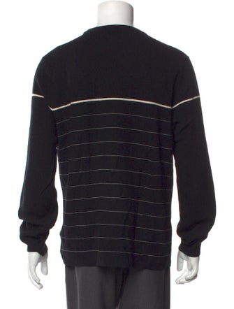 Theory Merino Wool Striped Pullover