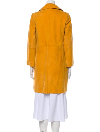 Theory Lamb Leather Coat