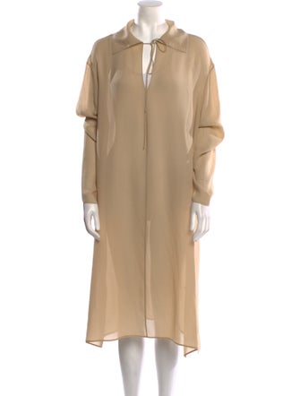 Theory Silk Midi Length Dress