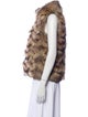 Theory Fur Patterned Fur Coat