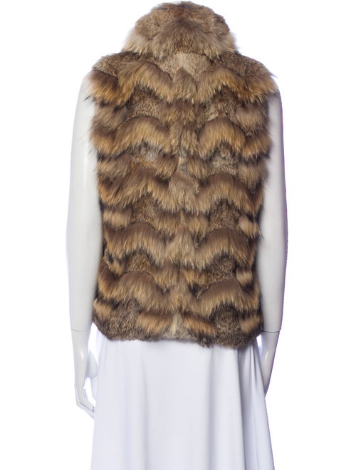 Theory Fur Patterned Fur Coat