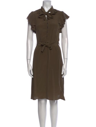 Theory Silk Midi Length Dress