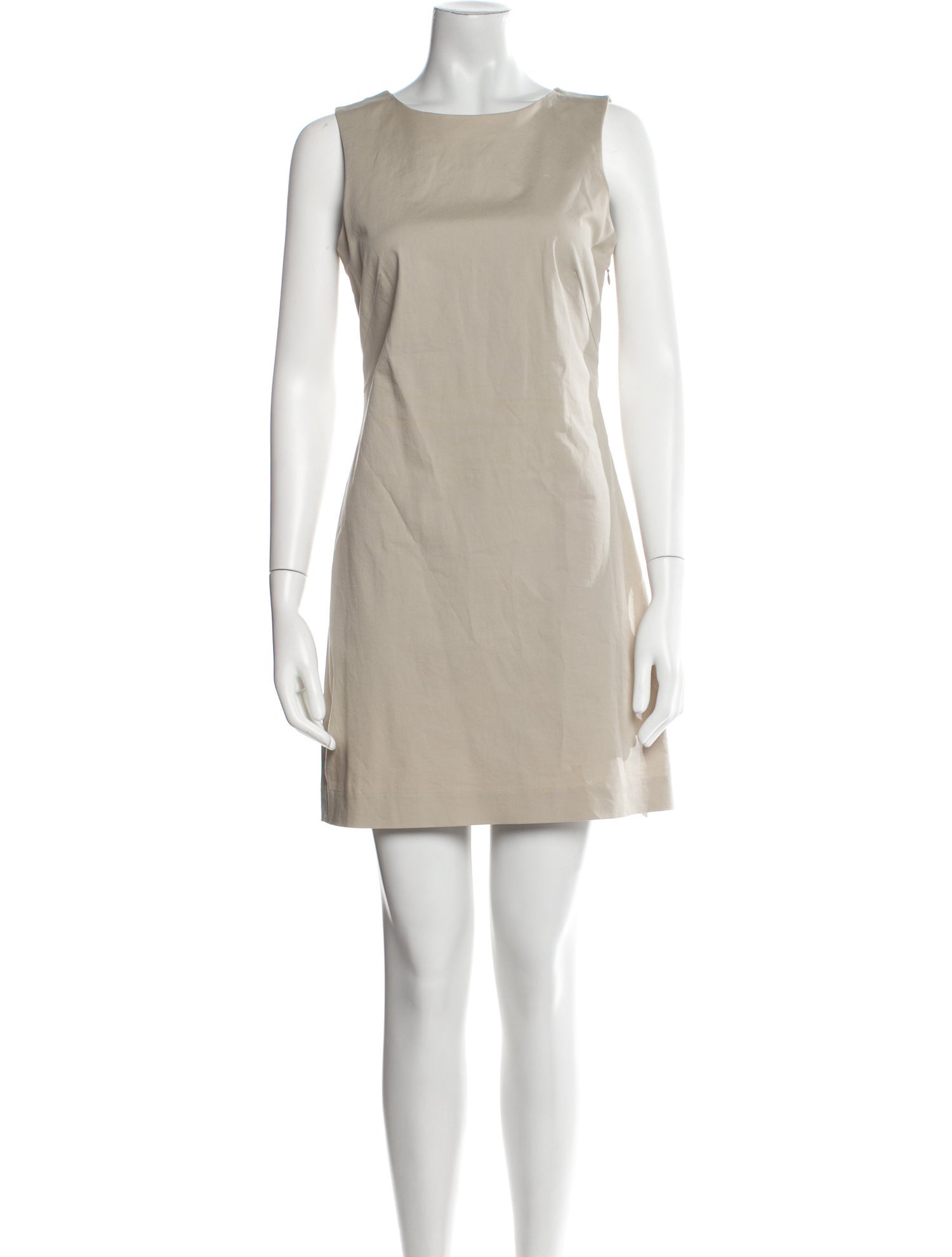 Theory Bateau Neckline Mini Dress